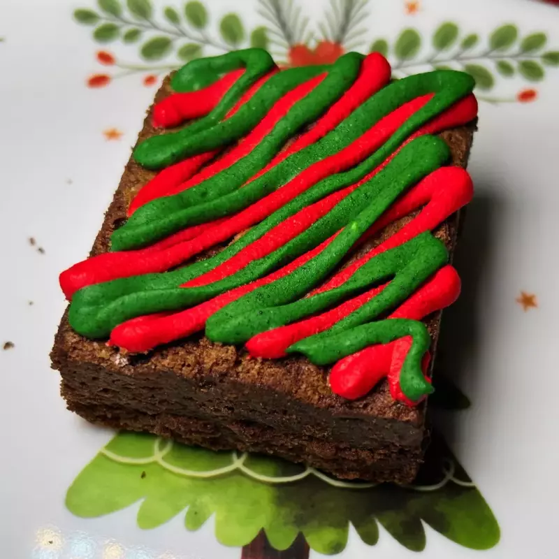 Brownie Navideño 1u