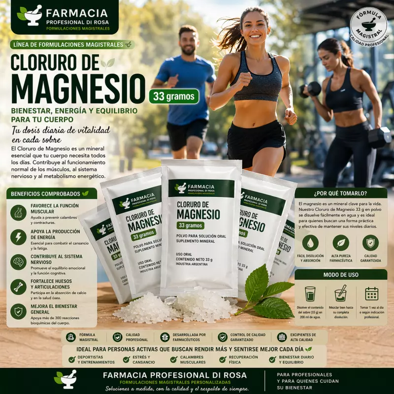 Cloruro de Magnesio 33g