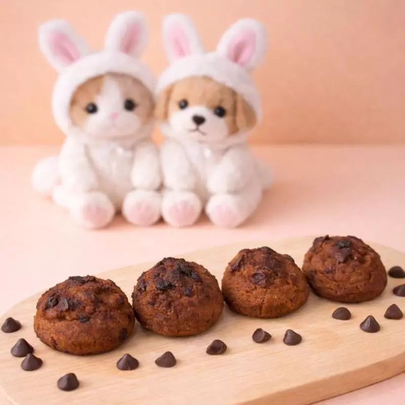 Cookies de alfarroba