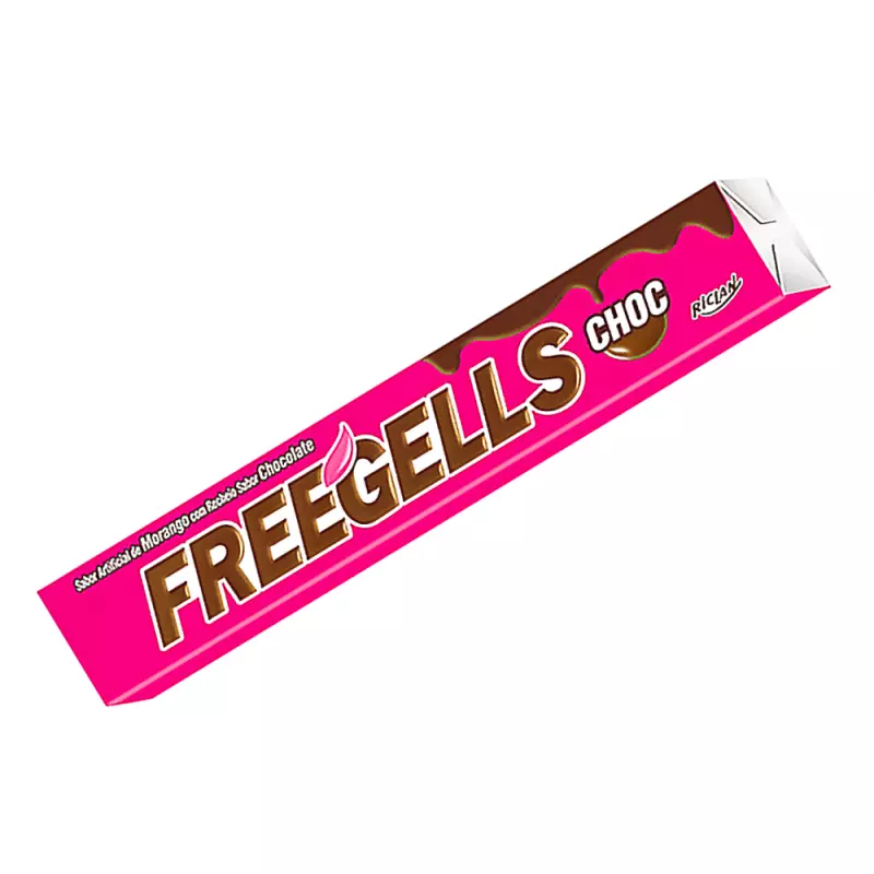 Freegells morango c/ chocolate