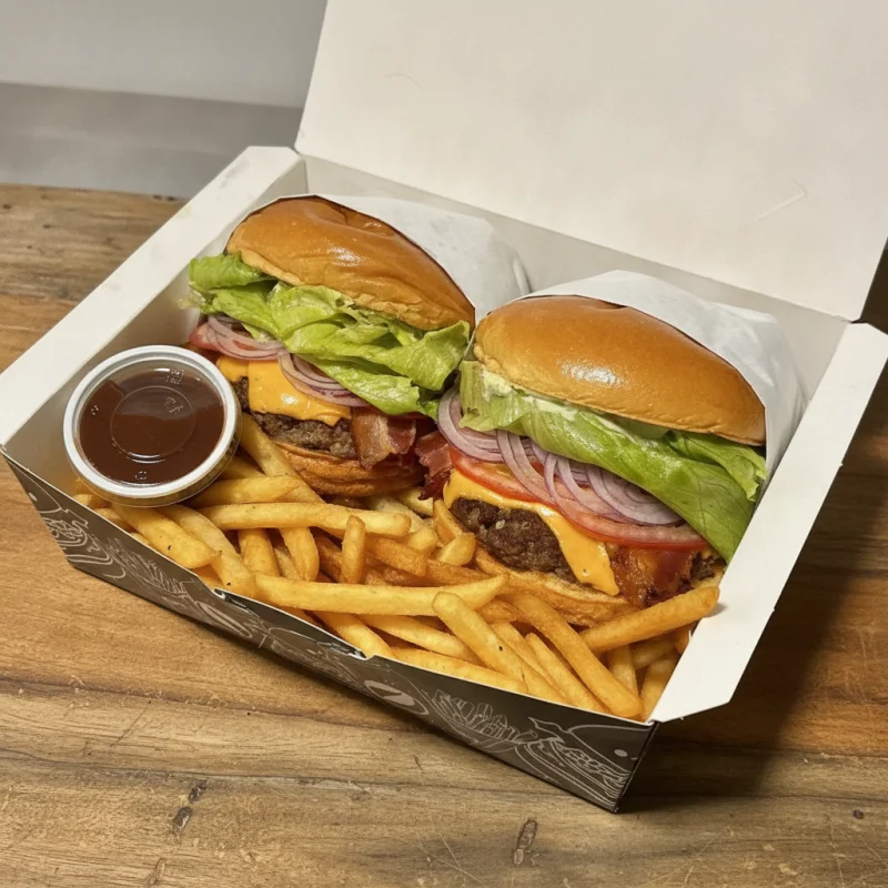Box- 2 Salad bacon + Batata 250g