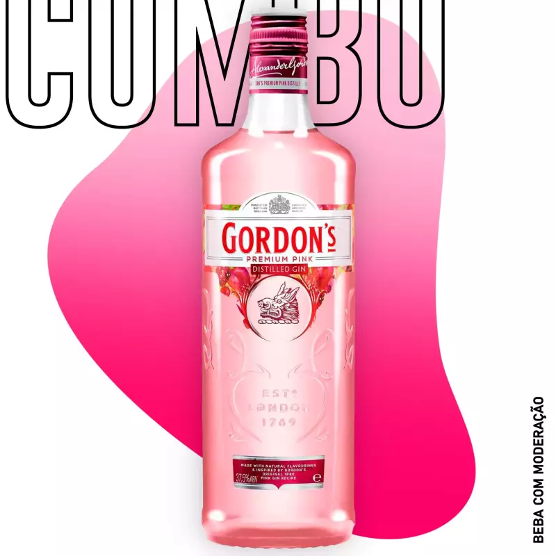 Combo Gin Gordon’s Pink 700ml
