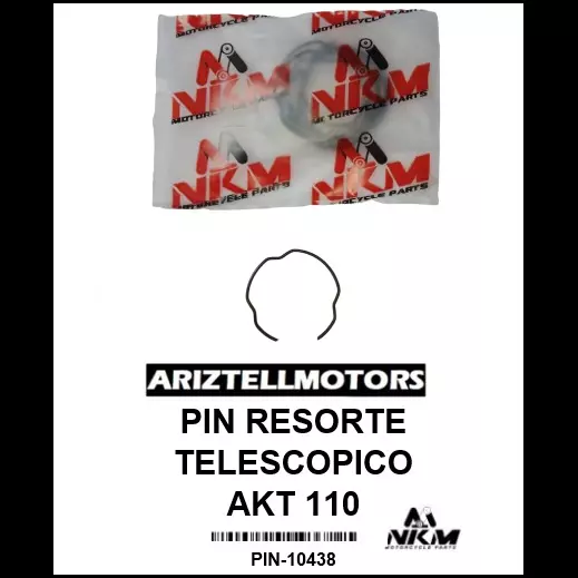 PIN RESORTE TELESCOPICO AKT 110