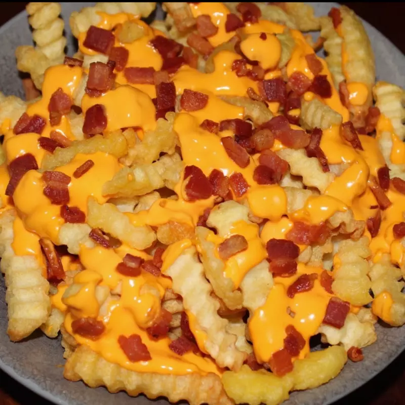 Batata Com Cheddar e Bacon