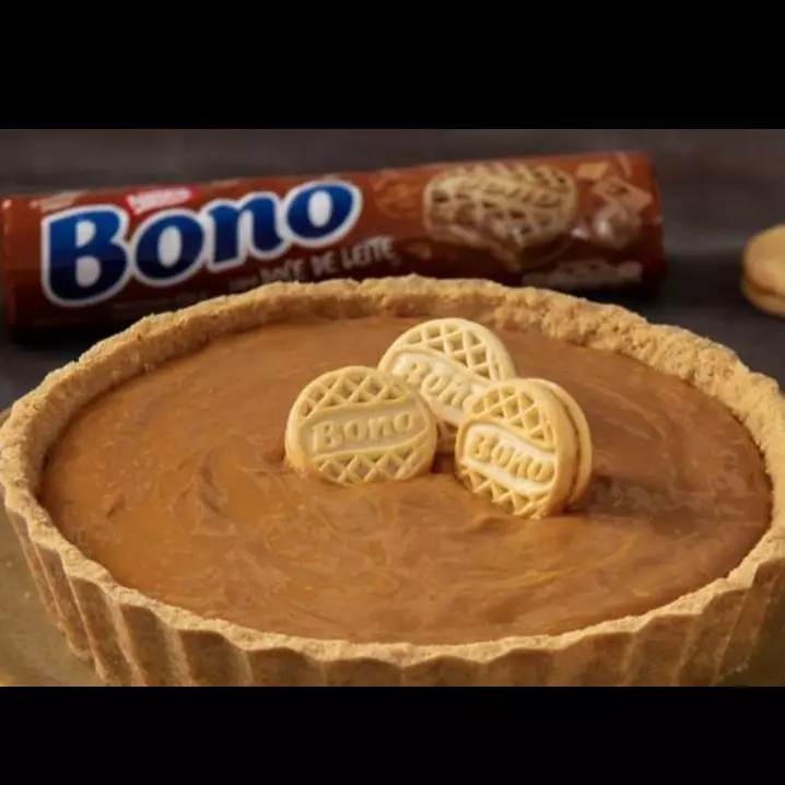 Torta de doce de leite e Bono