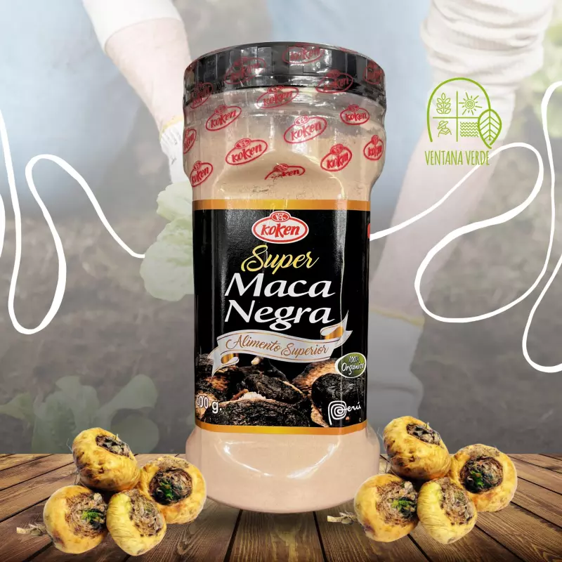 SÚPER MACA NEGRA KOKEN 500 G