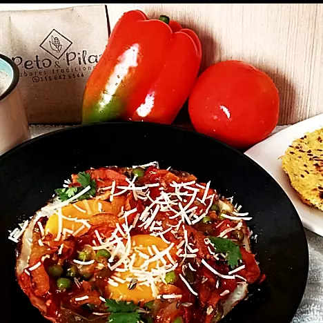 Huevitos napolitanos con parmesano