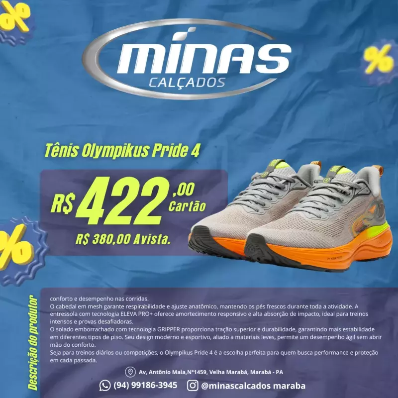 Tênis Olympikus Pride 4 RF:43561