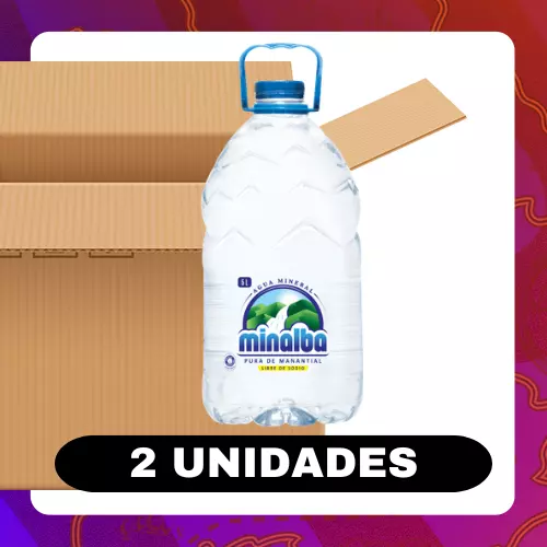 Bulto Minalba Agua 5l