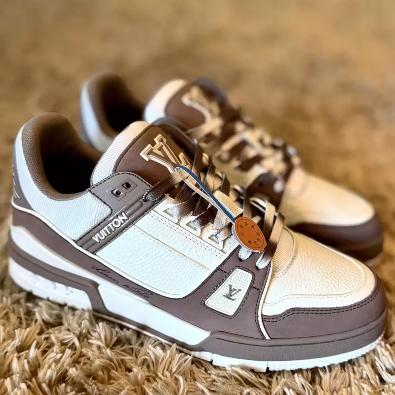 TENIS LOUIS VUITTON TRAINER BROWN