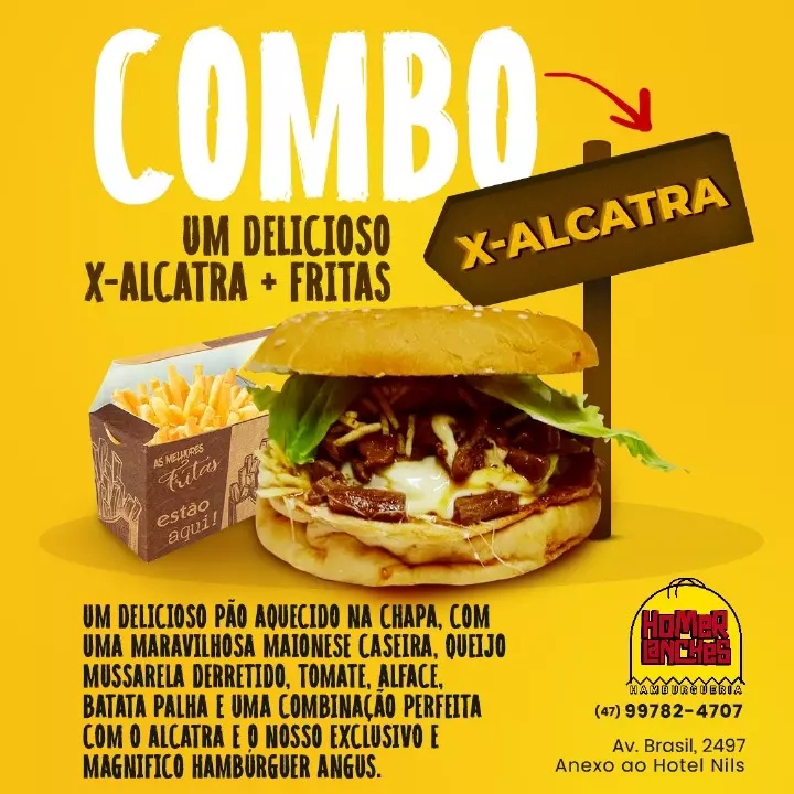 Combo X Alcatra + Fritas