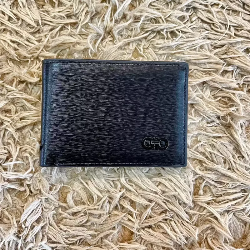 BILLETERA FERRAGAMO ALL BLACK