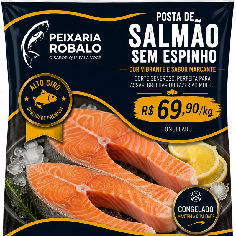 Posta de Salmão sem Espinho