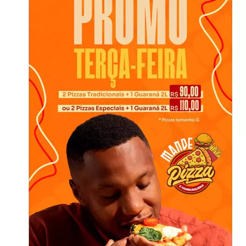 2 PIZZA ESPECIAL + 1 GUARANA 2L