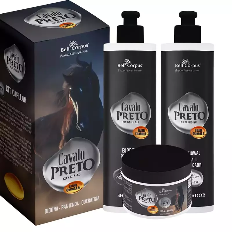 KIT CAPILAR CAVALO PRETO