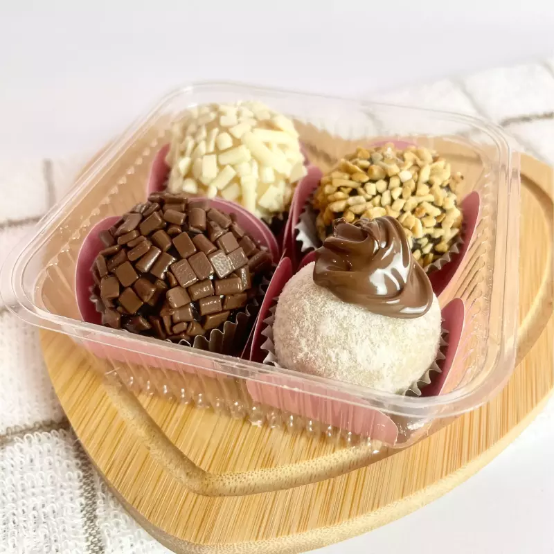Caixinha com 4 Brigadeiros