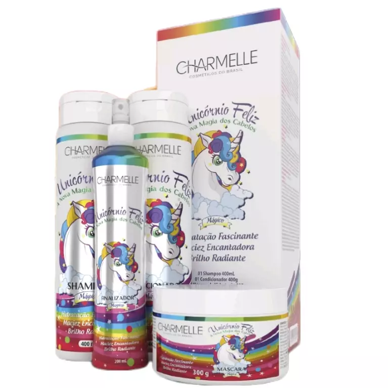 Kit Capilar Unicórnio Feliz