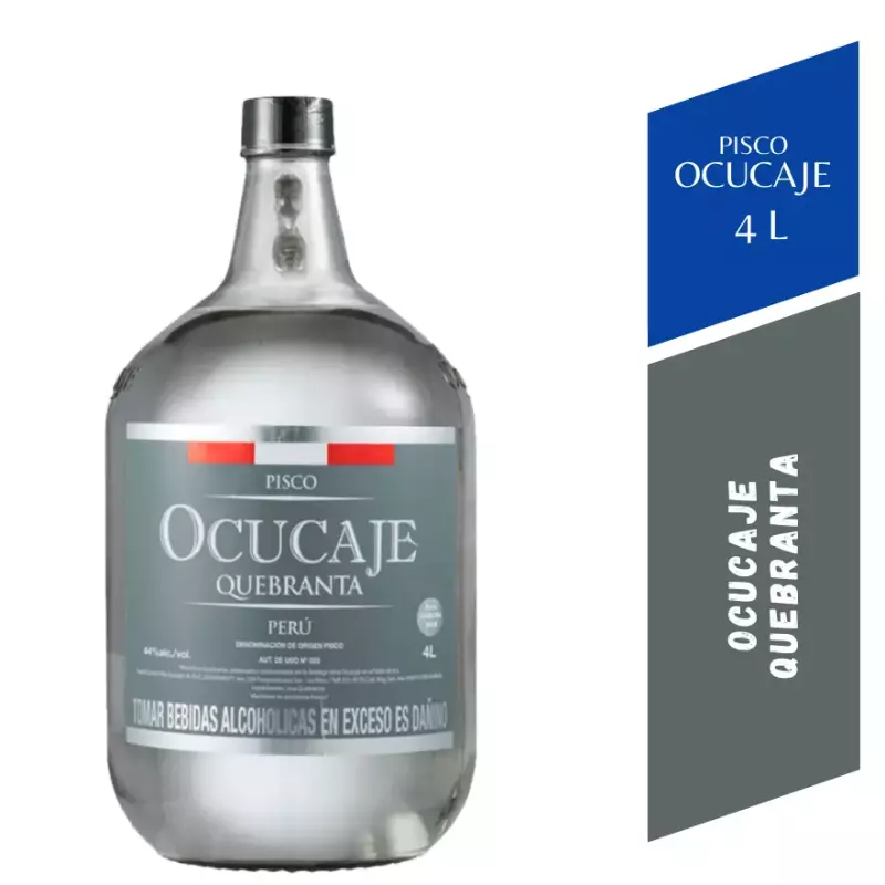 Pisco Acucaje Qubranta - 4 Lt