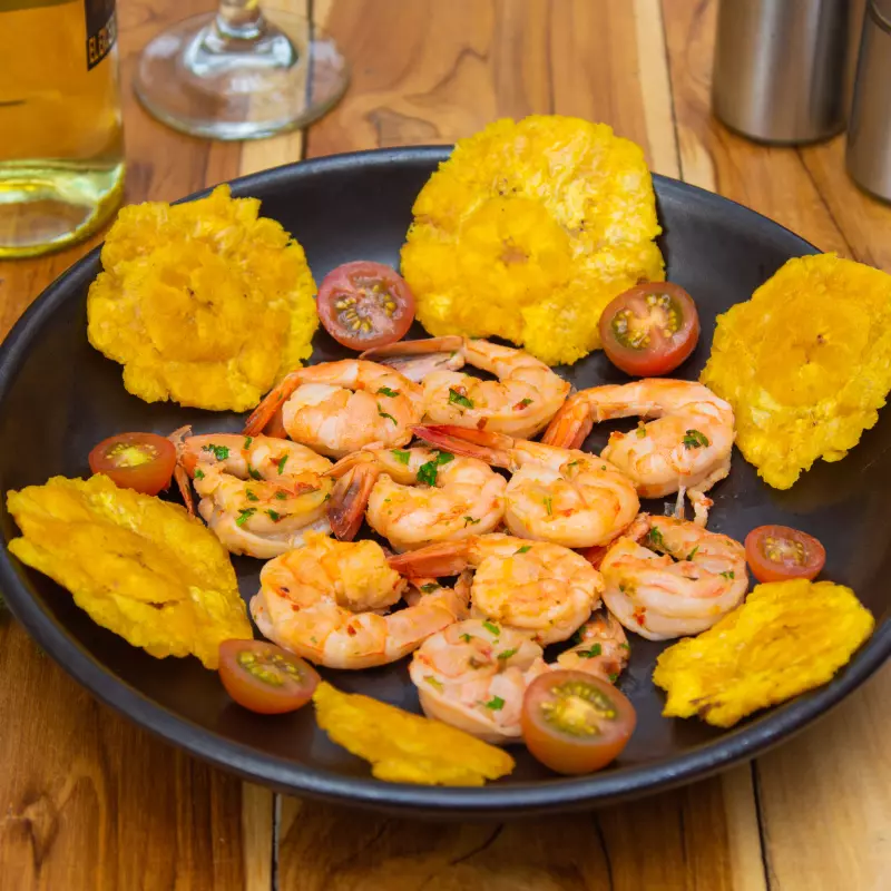 Langostino al ajillo