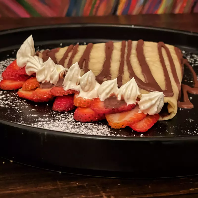 Crêpe nutella&fresas