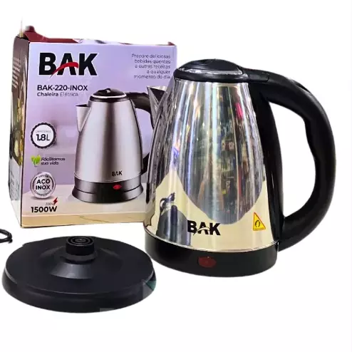 CHALEIRA ELETRICA BAK-220-INOX
