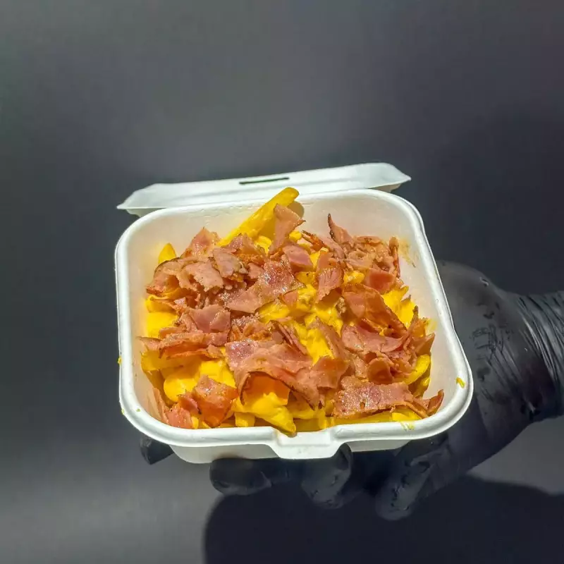 Batata com cheddar e bacon