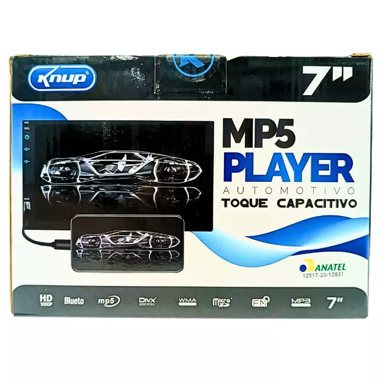 MP5 PLAYER KNUP KP-RA908 2DIN