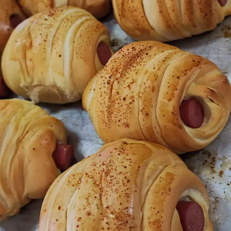 Pan con salchicha 80g