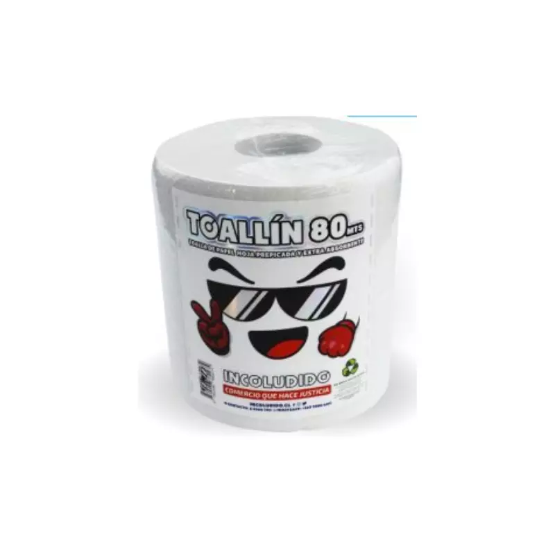 Toalla de Papel Incoludido 80 mts
