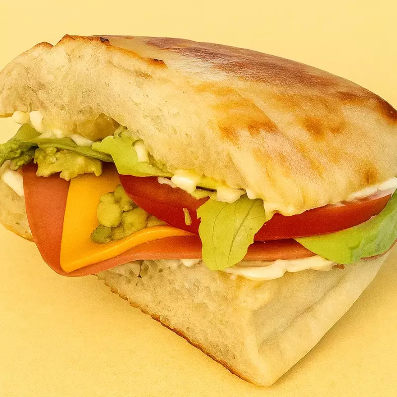 TORTA DE JAMÓN Y QUESO