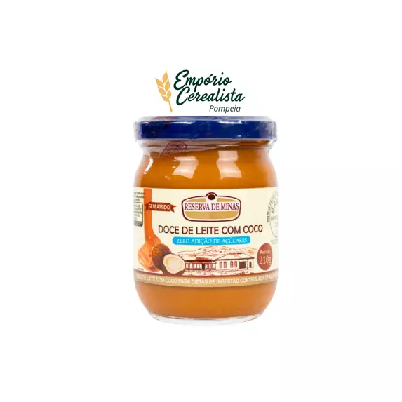 Doce de Leite Coco Zero - Minas 210g