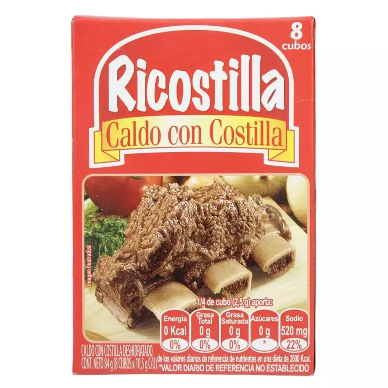 RICOSTILLA X 8 CUBOS