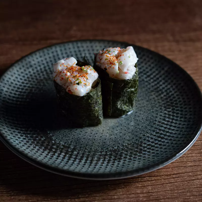 Gunkan conchas acevichadas