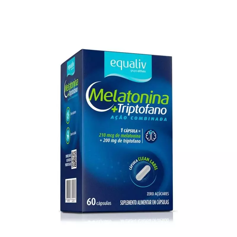 Melatonina Tiptofano Equaliv 60 Cap