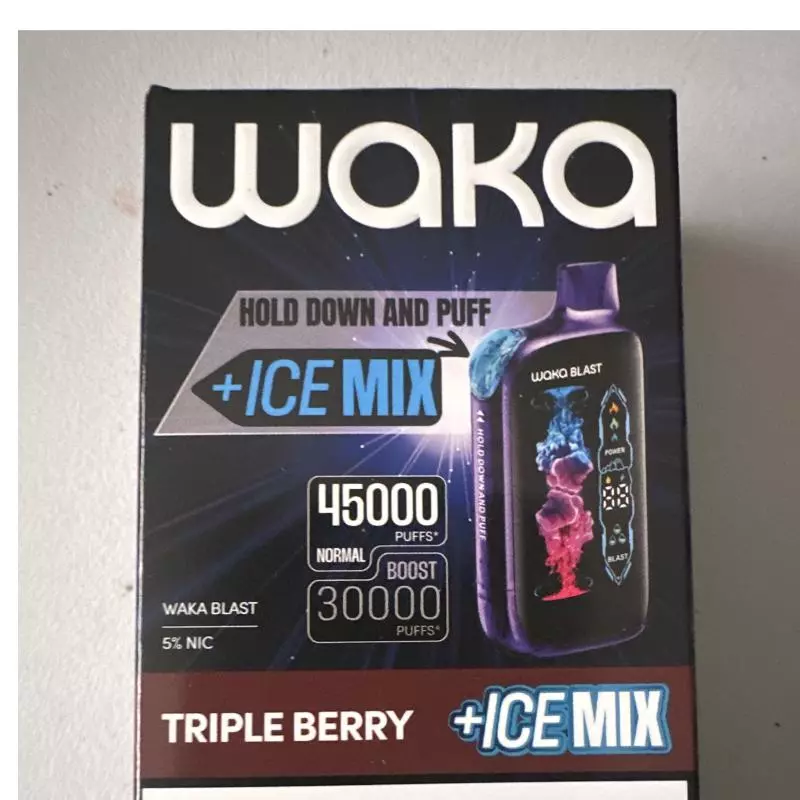Waka- Triple Berry + ice 🫐🫐🫐