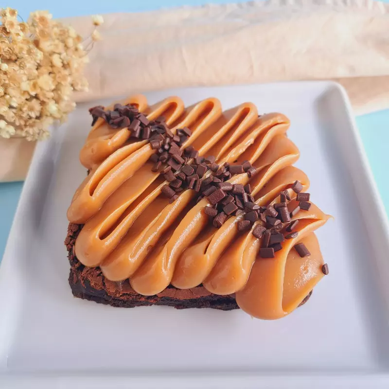 Brownie com Doce de leite