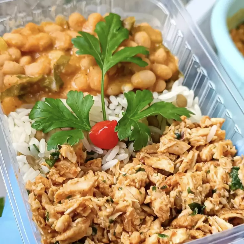 Franguinho c/ Arroz e Feijão
