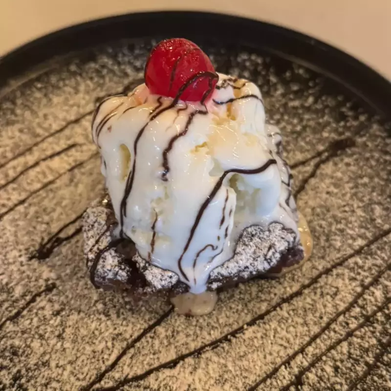 Brownie con Helado