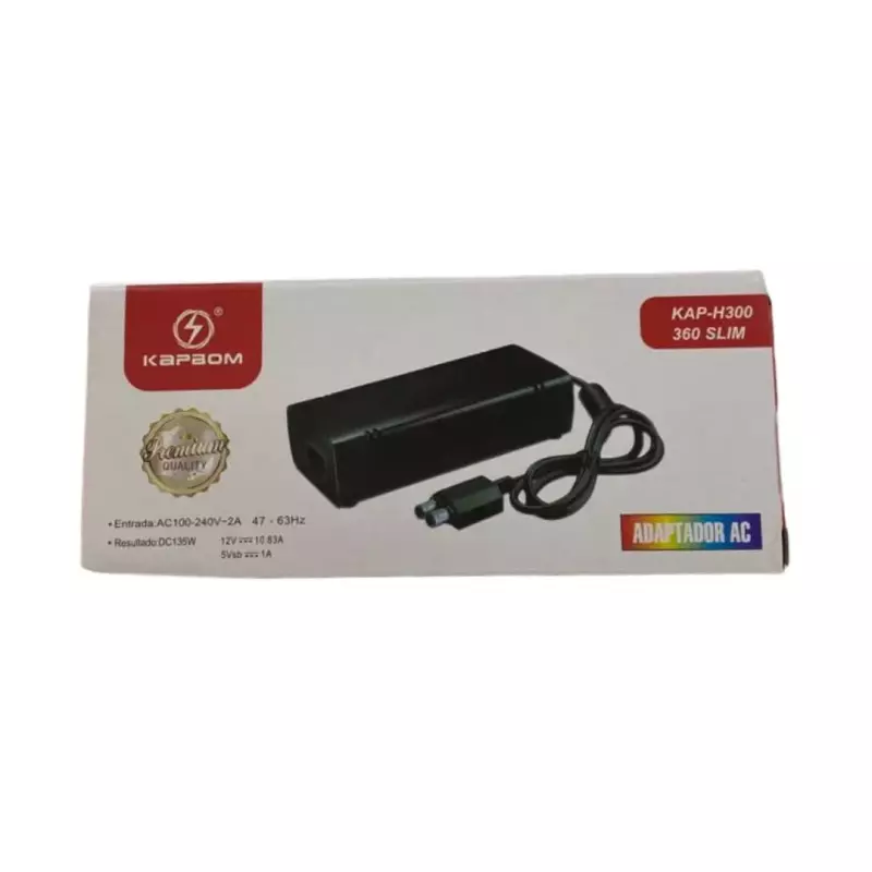 FONTE P/XBOX 360 2 PINOS KAP-H300