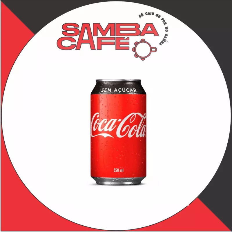 COCA-COLA SEM AÇUCAR (LATA) 350ML
