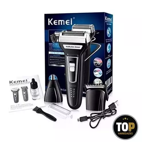 Kemei Shaver Máquina De Corte 3 Em 1