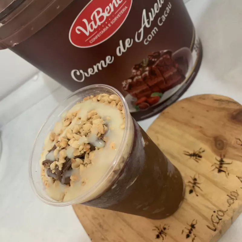 700 ml creme de avelã com amendoim