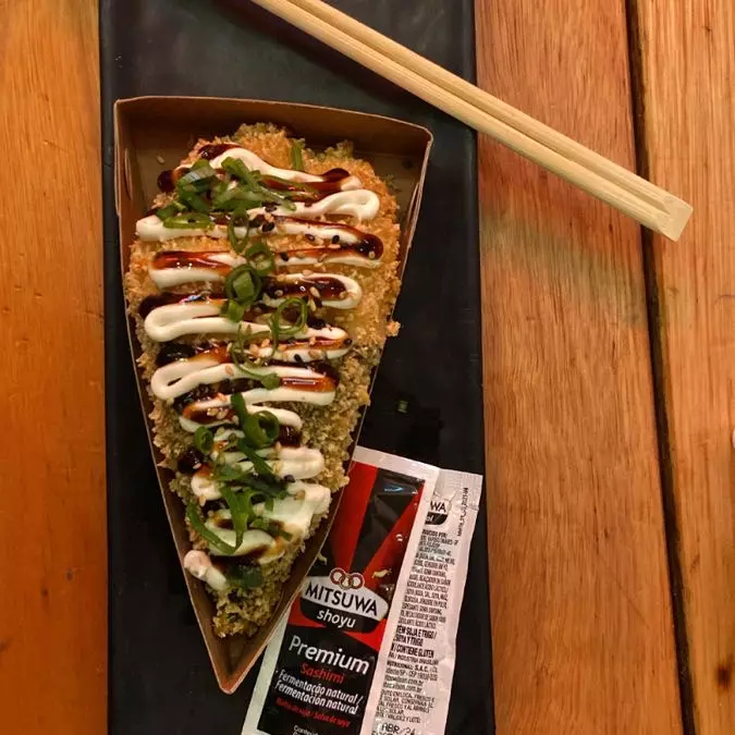 Hot temaki especial (sem arroz)