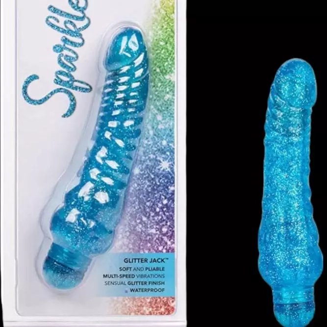 GLITTER JACK DILDO VIBRADOR