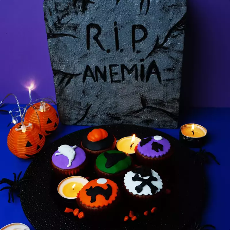 Cupcakes HALLOWEEN c/ Sangrecita 6u