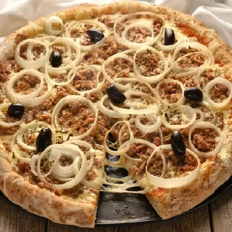 PIZZA DE ATUM