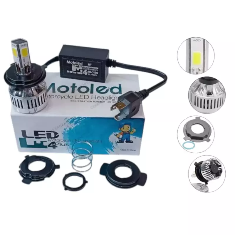 BOMBILLO P43 MOTO LED 8.000LM