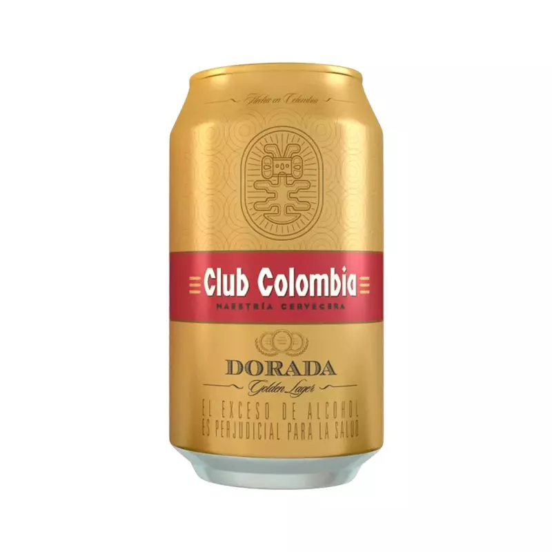CERVEZA CLUB COLOMBIA DORADA