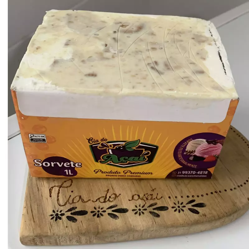Sorvete de torta de limão 1 litro