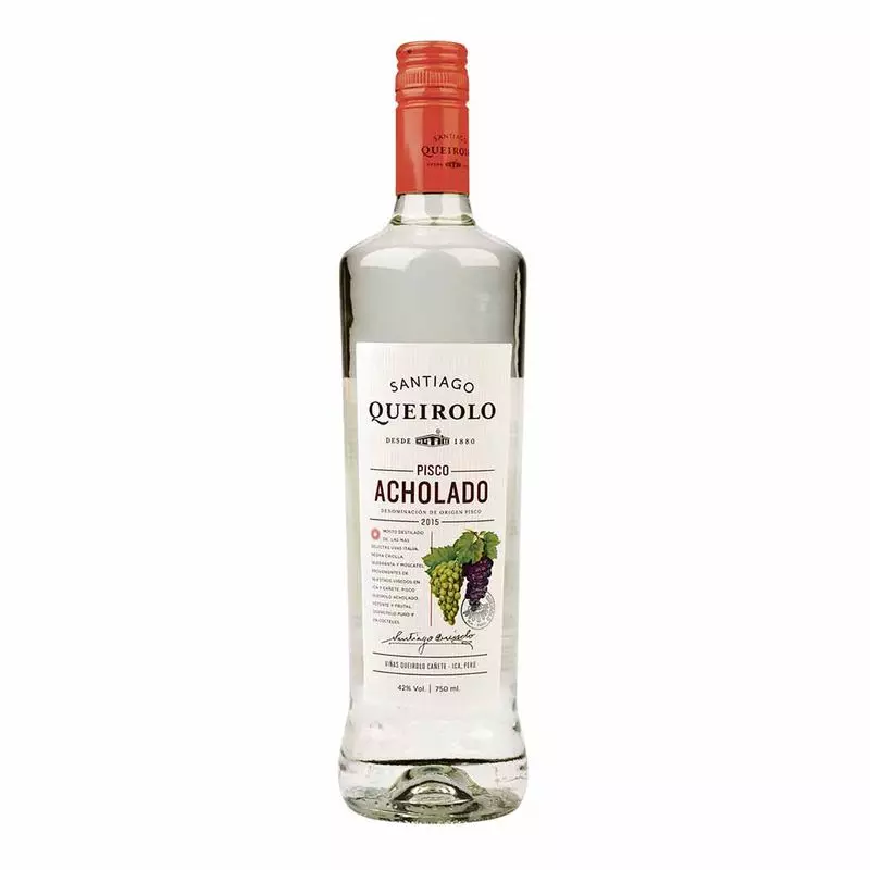 Pisco Queirolo acholado 750ml